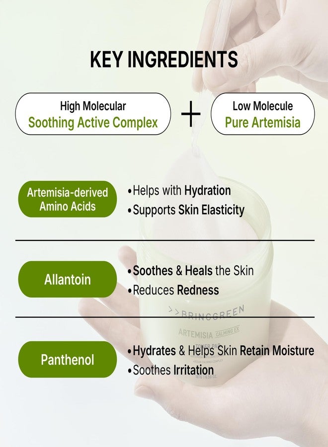 برينج جرين وسادات تونر أرتيميسيا المهدئة من برينغ غرين، 75 وسادة - Image 4